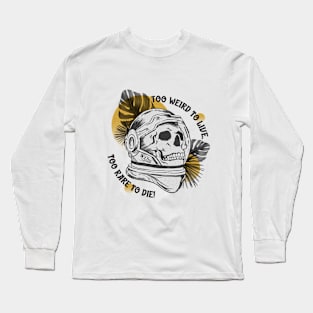 Space Skull Long Sleeve T-Shirt